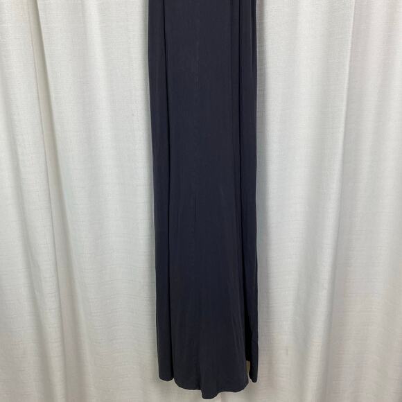 Z Supply Gray Sleeveless High Neck Keyhole Marta Maxi Dress Sz.M - Picture 4 of 11